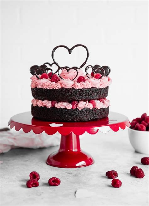 Valentine S Day Chocolate Raspberry Cake Recipe