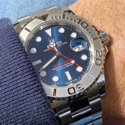 Rolex Yacht Master Ref Blue Dial New Watch Year Vintage