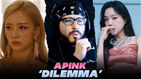 Reaction to Apink 에이핑크 Dilemma MV YouTube