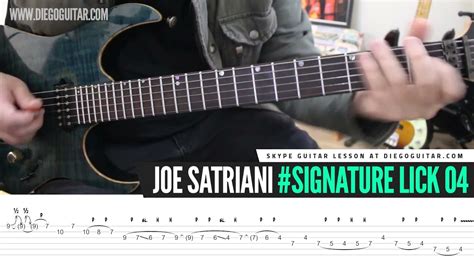 Joe Satriani Signature Lick 04 From The Song Always With Me Always