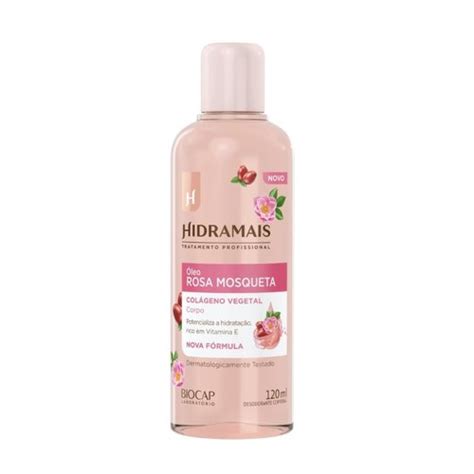 Óleo Corporal Hidramais Rosa Mosqueta Colágeno Vegetal 120Ml Morifarma