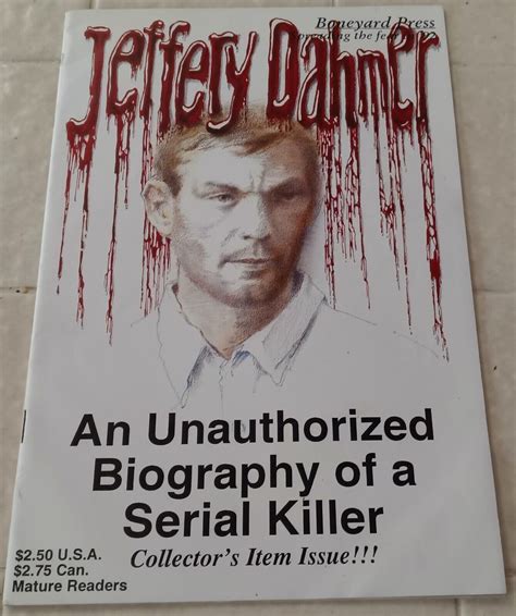 JEFFREY DAHMER An Unauthorized Biography 1st Edition Boneyard Press ...