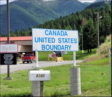 Montana Faz Fronteira Com Canada - Montana Canada Border Map USA Canada Border Crossing Missing Google