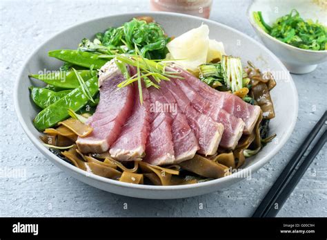 Bluefin Tuna Tataki With Sesame High Resolution Stock Photography And