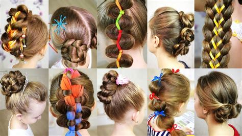 10 Cute 5 Minutes Hairstyles For Busy Morning Quick And Easy Summer Hairstyles Youtube