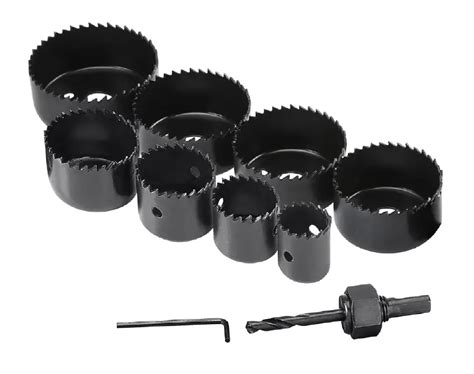 Harbor Freight 57523 10 Piece Carbon Steel Hole Saw Set Owners Manual