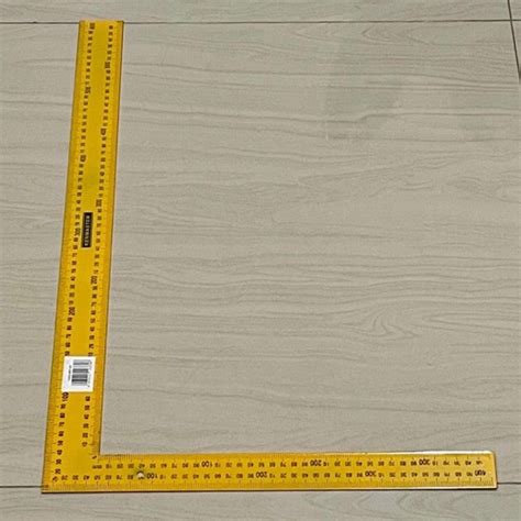 Jual Kenmaster Kuning 40 Cm X 60 Cm BESI Siku Meteran Penggaris 16inci