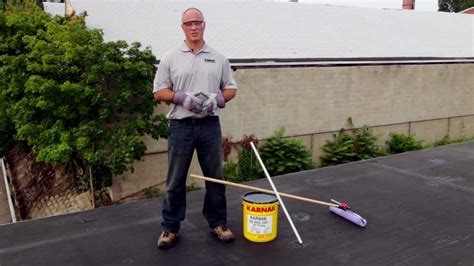 How To Apply 502 RC W Elastomeric White Roof Coating Over EPDM