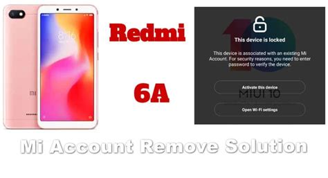 Redmi Mi Account Unlock Xiaomi Pad Ru