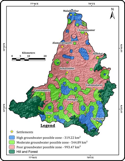 Groundwater Possible Zone—spatial Distribution Map Download