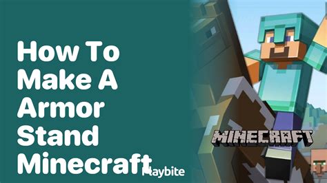 How To Make An Armor Stand In Minecraft A Simple Guide Playbite