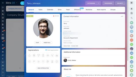 profile page