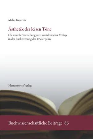 PDF Ästhetik der leisen Töne by Malva Kemnitz eBook Perlego