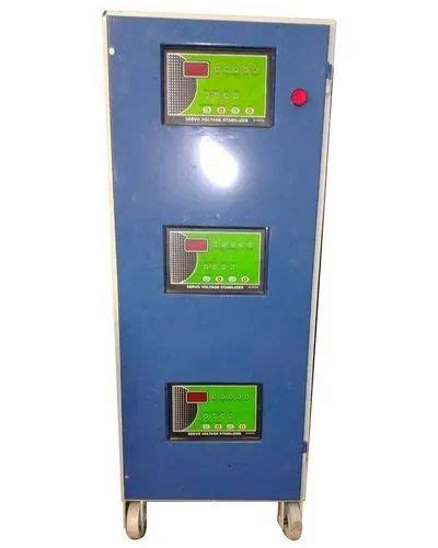 Ms Kva Air Cooled Three Phase Servo Voltage Stabilizer V V