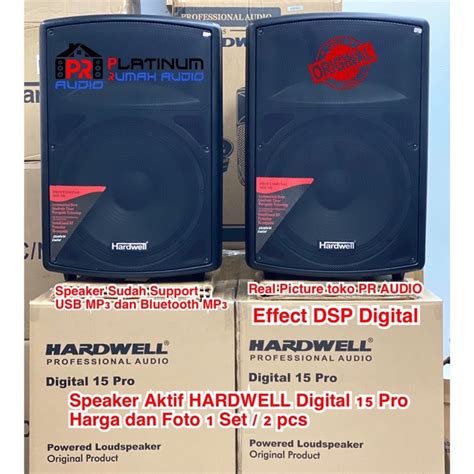 Jual Speaker Aktif Hardwell Digital 15 Pro Effect Dsp 15 Inch 1 Set