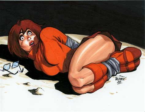 Comicsvalue Sexy Velma Scooby Doo Original Art By Scott Dalrymple