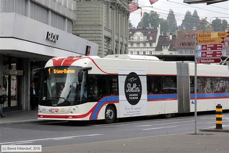 Schweiz Oberleitungsbus Luzern Trolleybus 241