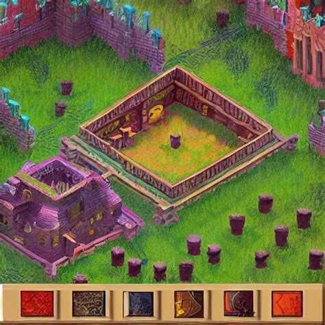 Isometric Rpg Game Painted By Claude Monet Stable Diffusion Openart