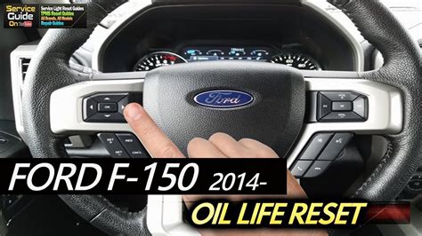 Reset F150 Oil Change Message