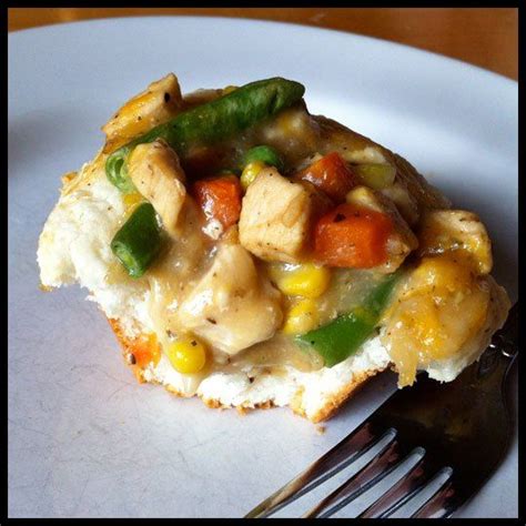 Savory Chicken Pot Pie Cupcake