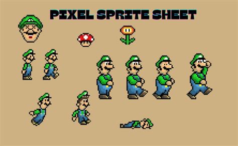 Design 2d Sprite Sheet Pixel Art Sprite Sheet 2d Character Fnf Sprite By Daniearts Fiverr