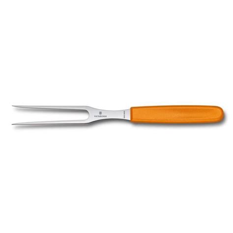 Fourchette D Couper Victorinox Manche Orange Lame Inox Cm