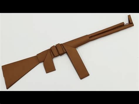 DIY Paper Gun Making Easy Tutorial How To Make An AK 47 Out Of Paper