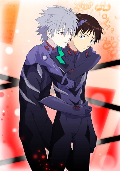 Kaworu X Shinji Discovered By D Linku Animes On We Heart It