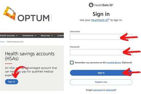 Optum Bank Hsa Login Tax Free Health Savings Account Medical Sign Hsa