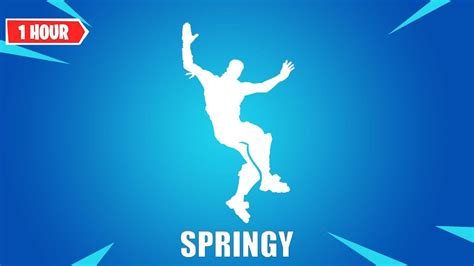 Fortnite SPRINGY 1 Hour Emote Fortnite YouTube