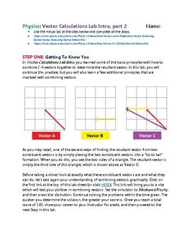 Physics: Vector Calculations Lab-Introduction, part 2 by Creative Curricula