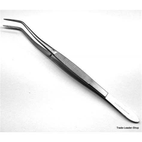 Meriam Tweezer Curved 16 Cm Tweezers Dental Surgery Surgical Medical