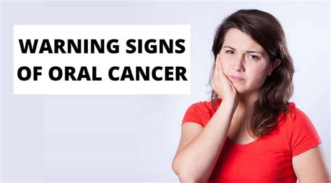 Oral Cancer Symptoms Warning Signs