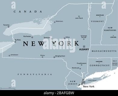 New York Bundesstaat Der Vereinigten Staaten Von Amerika Diagramm