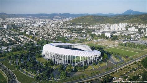 Les Travaux Du Stade Gabriel Montpied Ici