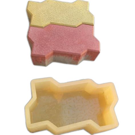 Compression Molding Yellow Zig Zag Paver Block Rubber Mould At Rs 165