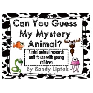 Mystery Animal Guessing Game - Lessons by Sandy