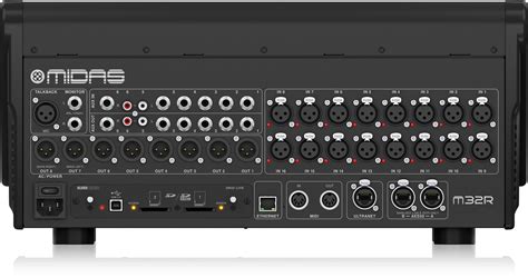 Midas M32R Live Consola Digital De 40 Canales Con 16 Preamplificadores