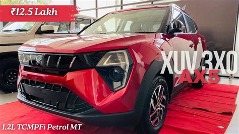 Most VFM XUV 3XO XUV 3XO AX5 1 2L TCMPFi Petrol MT Tango Red