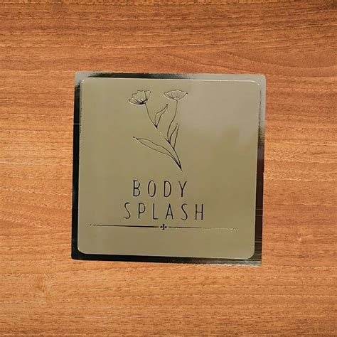 Adesivo Body Splash Nude Ref Hot Stamping X Cm