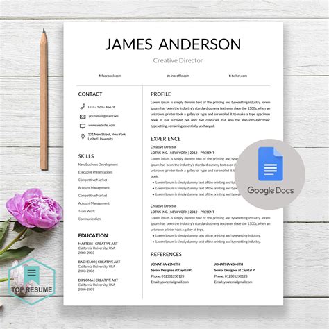 Google Docs Cv Template Free If You’re Wondering How To Write A Great ...