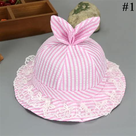 Summer Baby Sun Hat Outdoor Infant Cap Cotton Newborn Hats Summer Girl ...