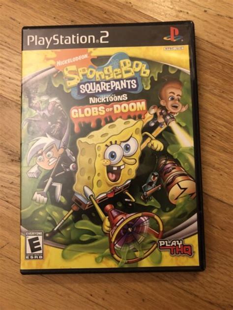 Spongebob Squarepants Featuring Nicktoons Globs Of Doom Ps2 Game Complete Ebay