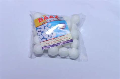 Baaz Round White Naphthalene Balls For Toilet Packaging Size Gm