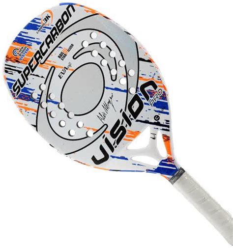 Raquete Beach Tennis Vision Super Carbon Pro Item P Esporte E