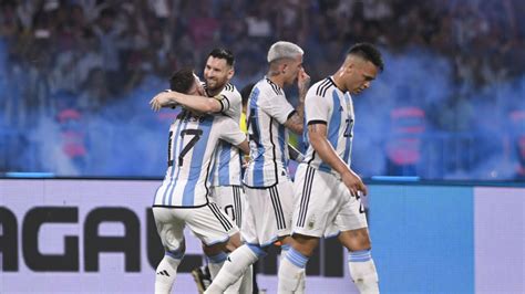 El Rating Del Festival De Goles De La Selección Argentina Con Lionel