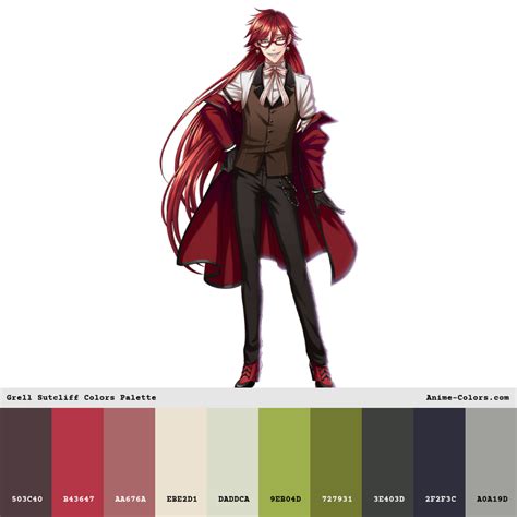 Grell Sutcliff - Black Butler Series - Anime Colors
