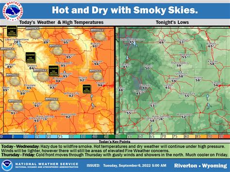 More Dry Elevated Fire Weather Today Wildfire Smoke Expected To Stick