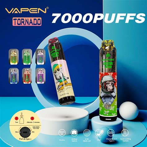 Vapen Tornado Puffs Electronic Cigarettes Disposable Device Vapes