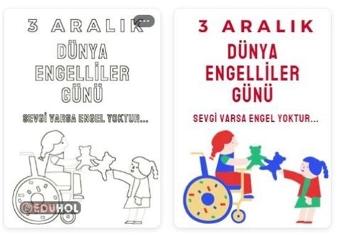 3 Aralık Dünya Engelliler Gün Eduhol Etkinlik İndir Oyun Oyna